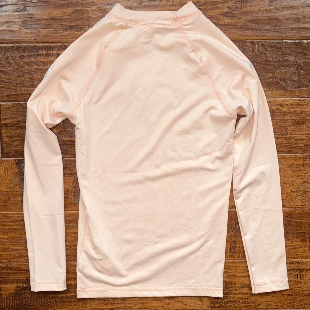 Roxy GIRLS HEATER LS LYCRA RASHIE Swim Rash Guard, size 10